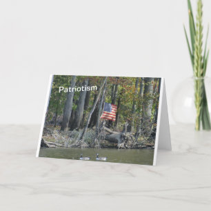 Carte Drapeau Patriotisme USA