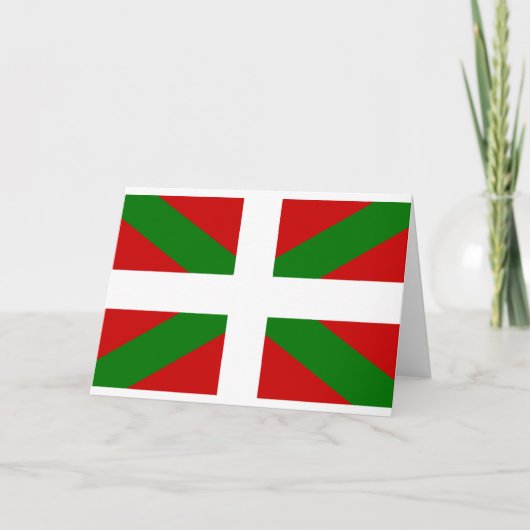Carte Drapeau pays Basque euskadi (Devant)