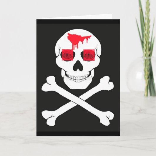 Carte drapeau pirate (Devant)