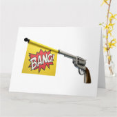 Carte Drapeau Pistol Bang (Fleur jaune)