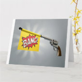 Carte Drapeau Pistol Bang (Fleur jaune)