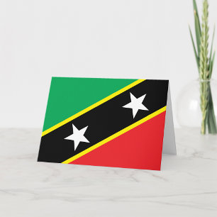 Carte Drapeau Saint-Kitts-Et-Nevis
