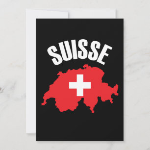 Carte Drapeau suisse