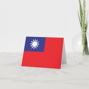 Carte Drapeau Taïwan