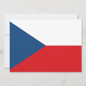 Carte Drapeau tchèque (Devant)