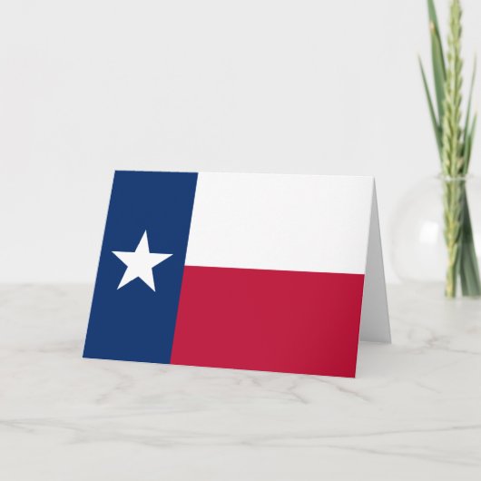 Carte Drapeau Texan, Drapeau du Texas (Devant)