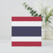 Carte Drapeau thaïlandais (Thaïlande) (Debout devant)