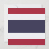 Carte Drapeau thaïlandais (Thaïlande) (Devant)
