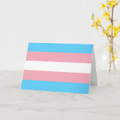 Carte Drapeau transgenre trans pride symbole LGBT homo g (Fleur jaune)