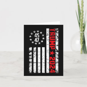 Carte Drapeau Trump 2024 - 45 47 Trump Betsy Ross Drapea