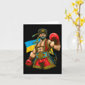 Carte Drapeau Ukraine Boxer Ukraine (Fleur jaune)
