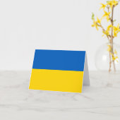 Carte Drapeau ukrainien (Fleur jaune)