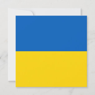 Carte Drapeau ukrainien (Ukraine)
