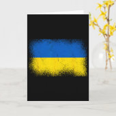 Carte Drapeau ukrainien Ukraine 1 (Fleur jaune)