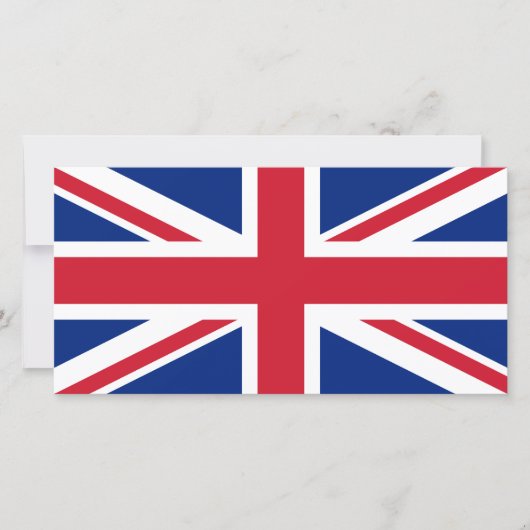Carte Drapeau Union Jack (Devant)
