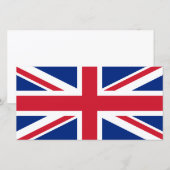 Carte Drapeau Union Jack (Devant / Derrière)