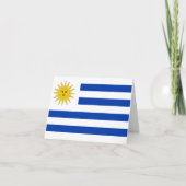 Carte Drapeau uruguayen (Devant)