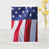 Carte Drapeau USA (Fleur jaune)