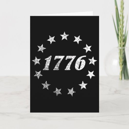 Carte Drapeau Usa 250 ans 1776 Nous sommes le Peuple (Devant)