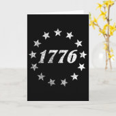 Carte Drapeau Usa 250 ans 1776 Nous sommes le Peuple (Fleur jaune)