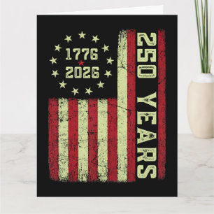 Carte Drapeau Usa 250e Anniversaire