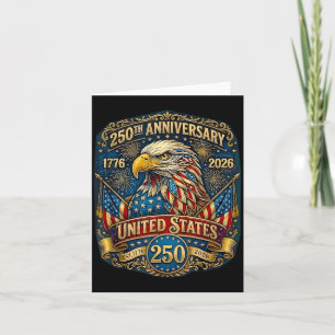 Carte Drapeau USA 250e anniversaire américain 1776 2026