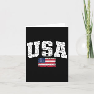 Carte Drapeau Usa Patriotique 4 Juillet Journee Amerique