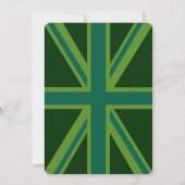 Carte Drapeau vert Union Jack (Devant)