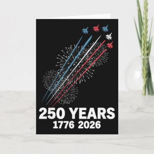Carte Drapeau Vintage 250 Ans Américain 1776 2026 250e É