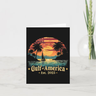 Carte Drapeau vintage Du Golfe Des États-Unis Drôle Usa