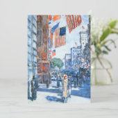 Carte Drapeaux Cinquième Avenue par Childe Hassam, Art V (Debout devant)