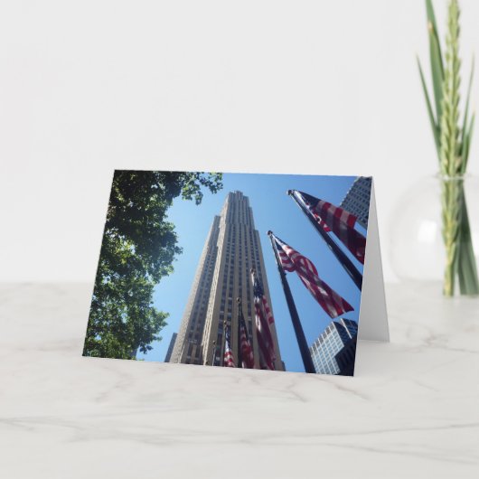 Carte drapeaux rockefeller (Devant)