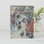 Carte Drapeaux sur la 57ème rue par Frederick Childe Has (Debout devant)