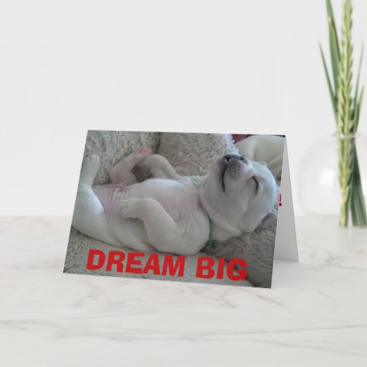 CARTE DREAM BIG (Devant)