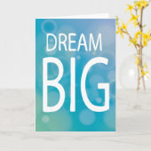 Carte Dream Big (Fleur jaune)