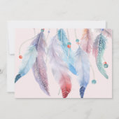 Carte Dream Big Boho Dreamcatcher Joyeux anniversaire (Dos)