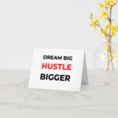 Carte Dream Big Hustle Bigger 2 (Fleur jaune)
