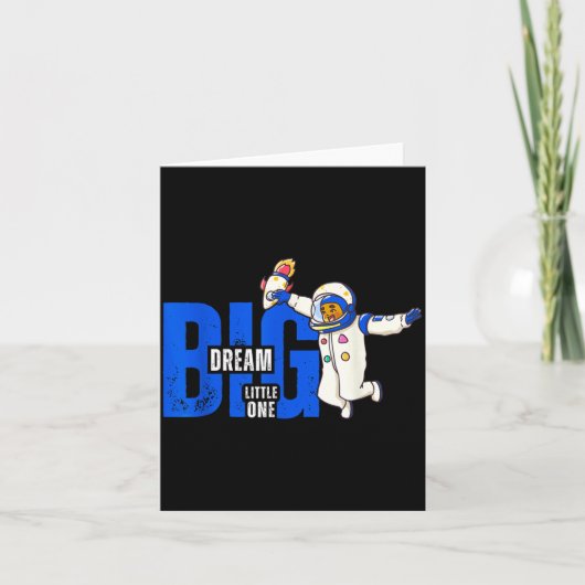 Carte Dream Big, Little One - Insrational Quote Gift For (Devant)