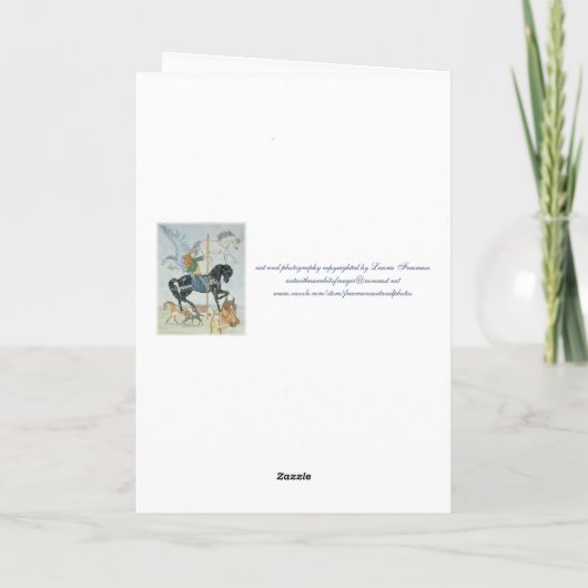 Carte "Dream Carousel" (Dos)