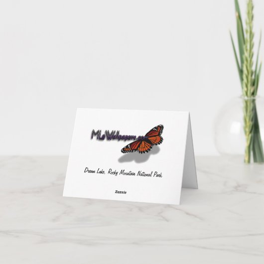 Carte Dream Lake I (Dos)