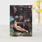 Carte Dream on Greeting Card (Fleur jaune)