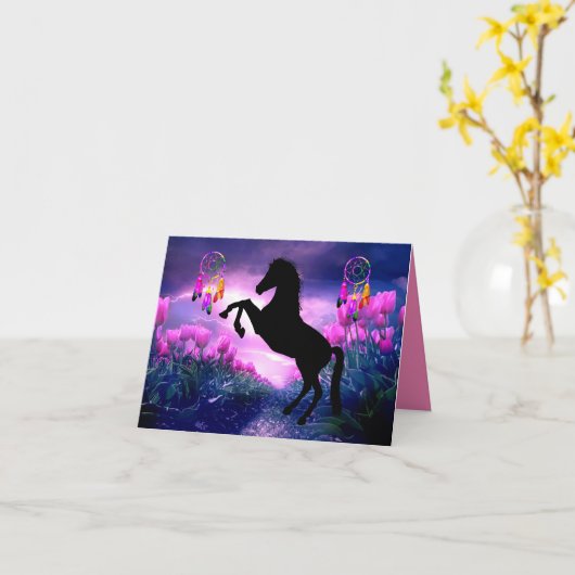 Carte Dreamcatcher (Fleur jaune)