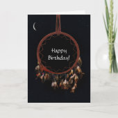 Carte Dreamcatcher Bohemian Joyeux anniversaire (Devant)