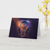 Carte Dreamcatcher dans la forêt (Fleur jaune)