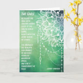 Carte Dreamcatcher, Le Poème De L'Aigle (Fleur jaune)