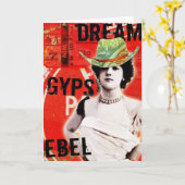 Carte Dreamer Gypsy (Fleur jaune)