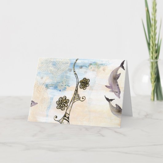 Carte Dreaming of Dolphins (Devant)