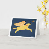 Carte Dreaming - Stephen Huneck (Fleur jaune)