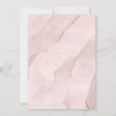 Carte Dreamy Foliage Mariage Blush Pink ID817 (Dos)