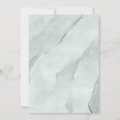 Carte Dreamy Greenery Mariage Green/Blue ID817 (Dos)